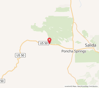 Map of Maysville, Colorado