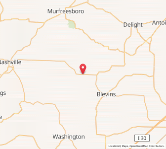 Map of McCaskill, Arkansas