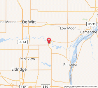 Map of McCausland, Iowa