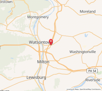 Map of McEwensville, Pennsylvania