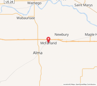 Map of McFarland, Kansas