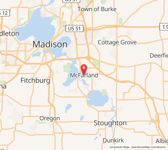 Map of McFarland, Wisconsin