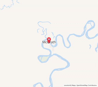 Map of McGrath, Alaska