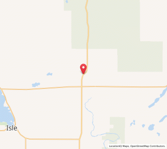 Map of McGrath, Minnesota