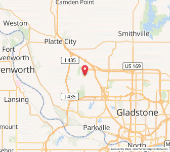 Map of MCI - Kansas City International Airport, Missouri