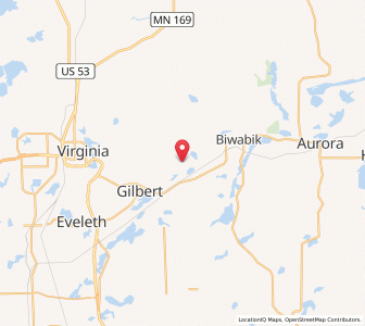 Map of McKinley, Minnesota