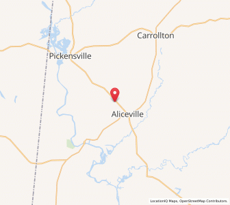 Map of McMullen, Alabama
