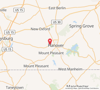Map of McSherrystown, Pennsylvania