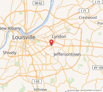 Map of Meadowview Estates, Kentucky