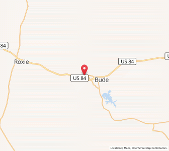 Map of Meadville, Mississippi