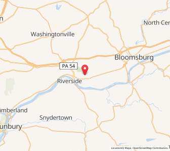 Map of Mechanicsville, Pennsylvania