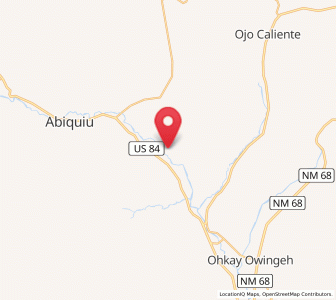 Map of Medanales, New Mexico