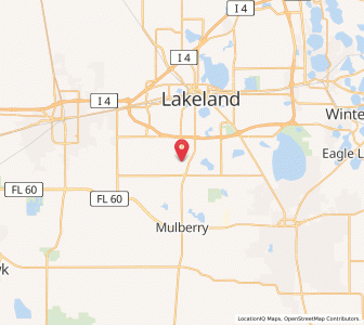 Map of Medulla, Florida