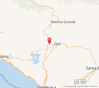 Map of Meiners Oaks, California