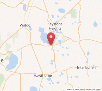 Map of Melrose, Florida