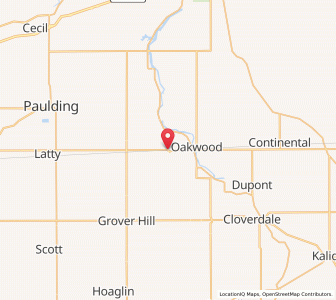 Map of Melrose, Ohio