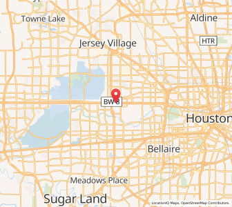 Map of Memorial City, Texas