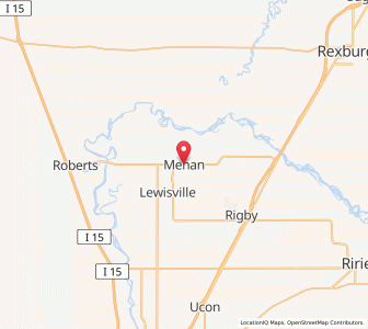 Map of Menan, Idaho