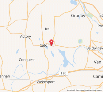 Map of Meridian, New York