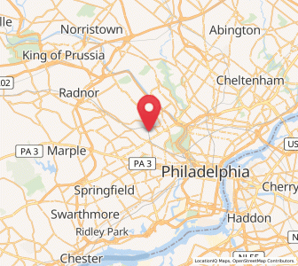 Map of Merion Station, Pennsylvania