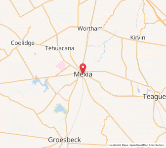 Map of Mexia, Texas