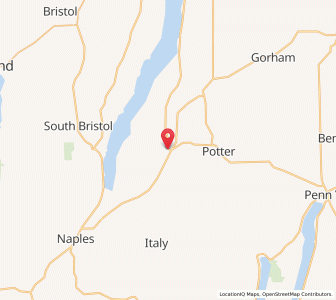 Map of Middlesex, New York