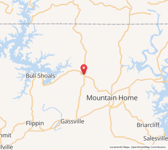 Map of Midway, Arkansas