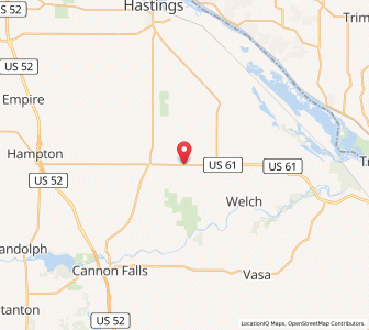 Map of Miesville, Minnesota