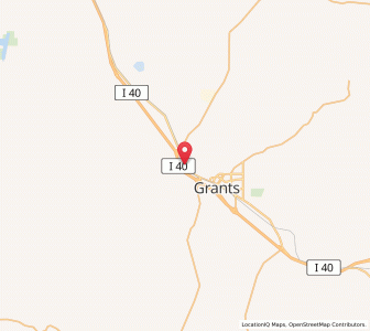 Map of Milan, New Mexico