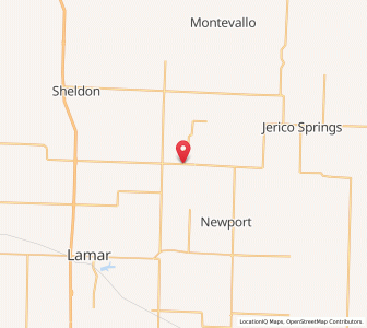 Map of Milford, Missouri