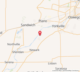 Map of Millbrook, Illinois