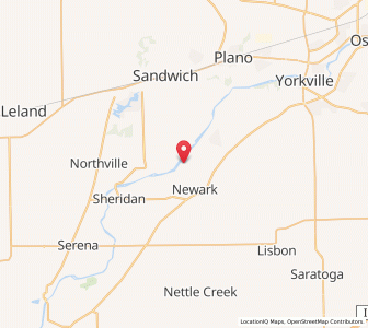 Map of Millington, Illinois