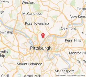 Map of Millvale, Pennsylvania