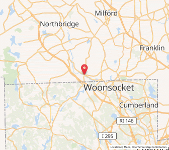 Map of Millville, Massachusetts