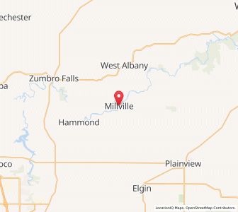 Map of Millville, Minnesota