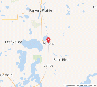 Map of Miltona, Minnesota