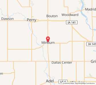 Map of Minburn, Iowa