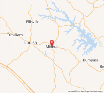 Map of Mineral, Virginia