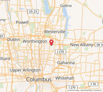 Map of Minerva Park, Ohio