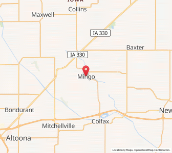 Map of Mingo, Iowa