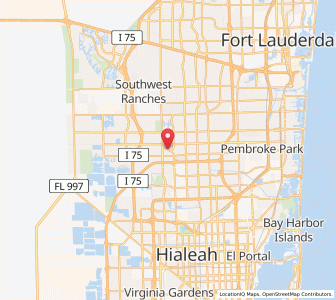 Map of Miramar, Florida