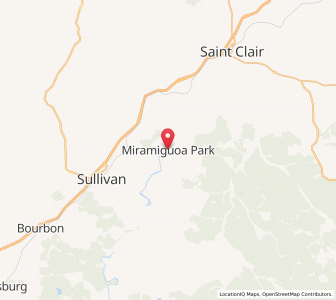 Map of Miramiguoa Park, Missouri