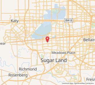 Map of Mission Bend, Texas
