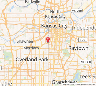 Map of Mission Woods, Kansas