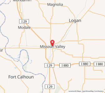 Map of Missouri Valley, Iowa