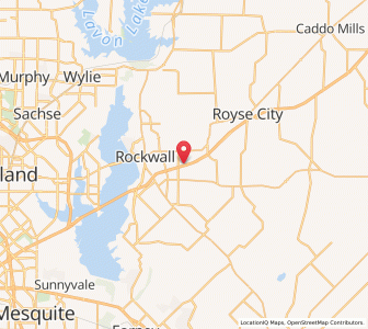 Map of Mobile City, Texas