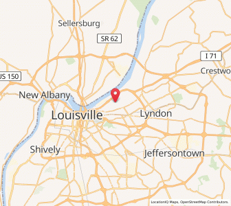 Map of Mockingbird Valley, Kentucky