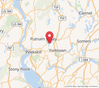 Map of Mohegan Lake, New York