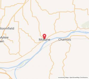 Map of Mokane, Missouri