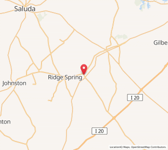 Map of Monetta, South Carolina